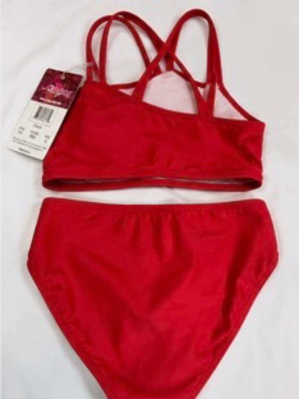 Kanu Surf Girls Red Two-Piece Swimsuit Set – Size 10 – New With Tags
